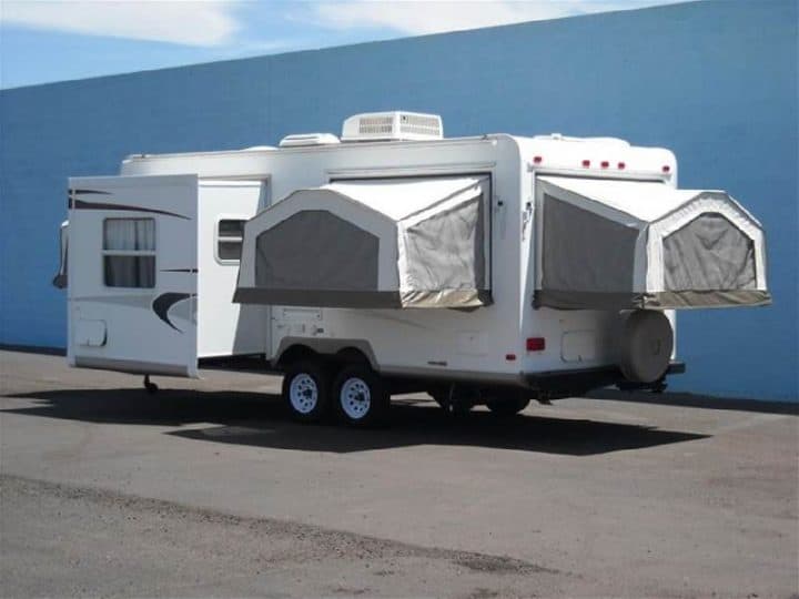 What Is a Hybrid Camper? Trailers Explained - Camp Addict